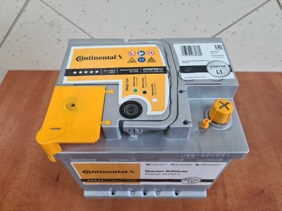 Warszawa - Akumulator Continental 12V 55Ah / 540A - Klasa Premium L2