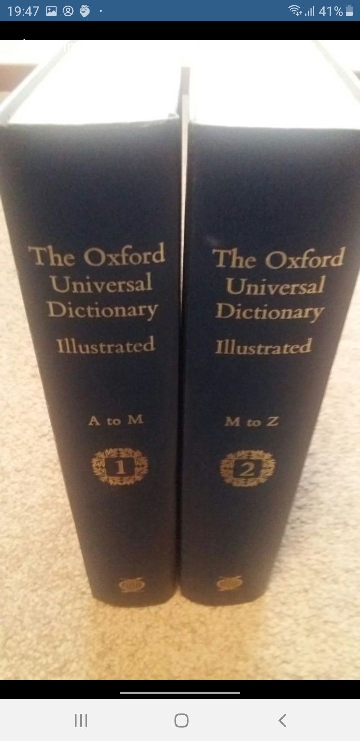 The Oxford Dictionary llustrated - 2 volumes