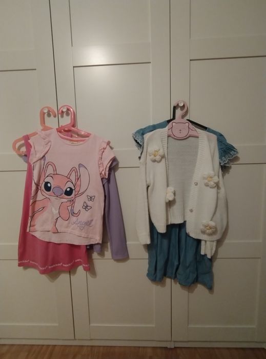 Ubrania dla dziewczynki 134cm