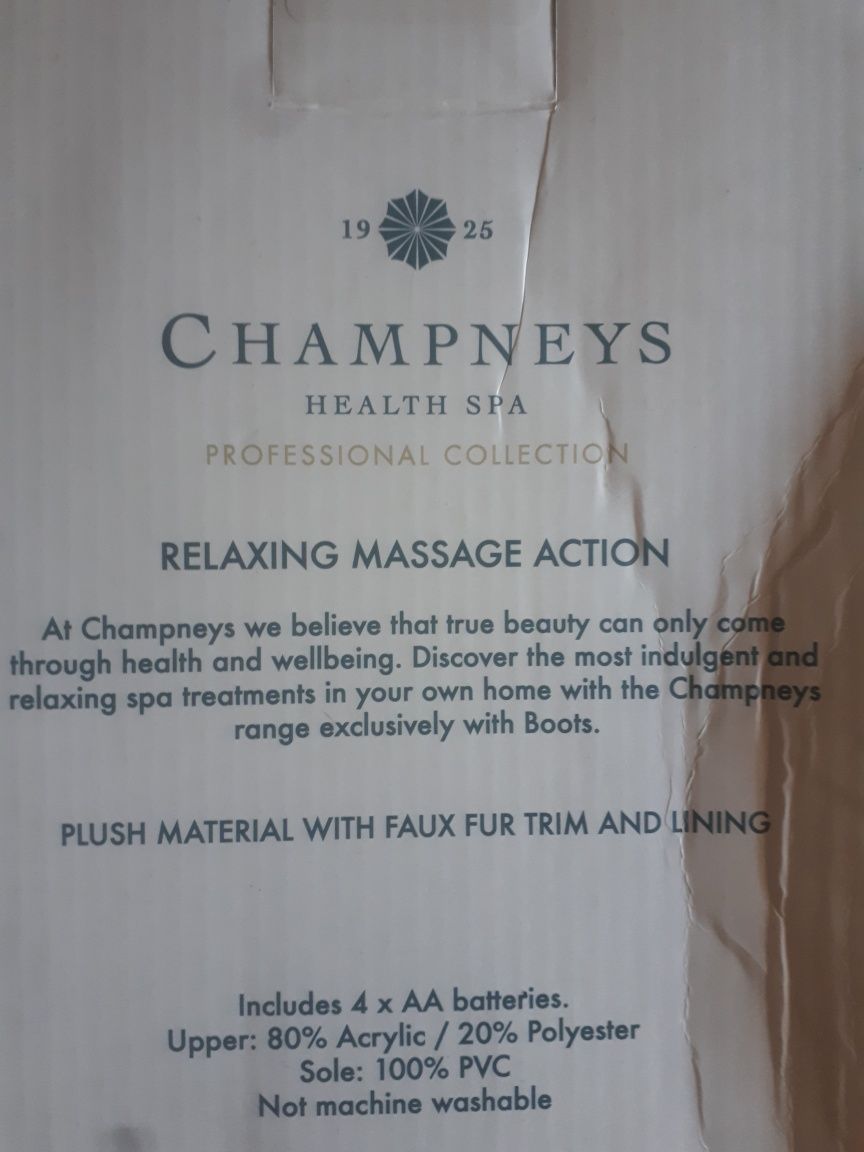 Kapcie do masażu Champneys