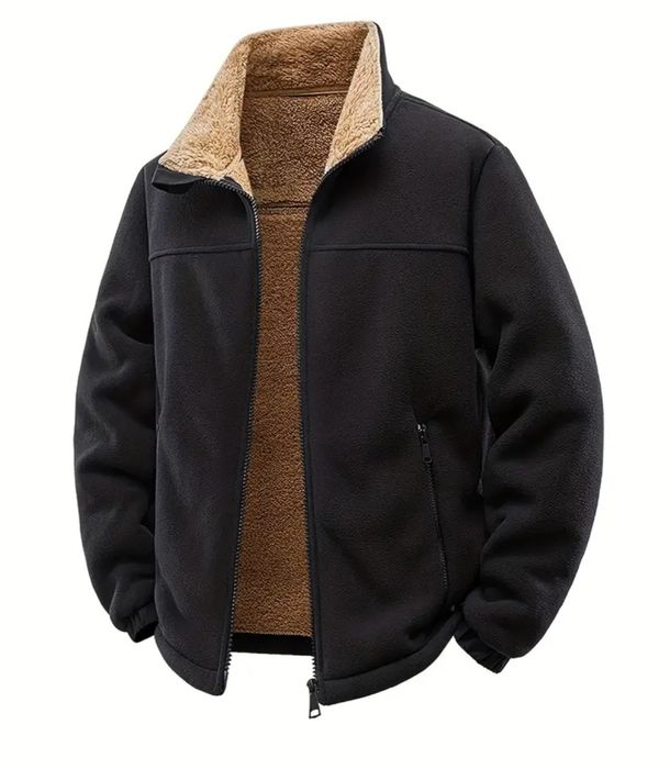 Чоловіча куртка - толстовка з екохутром.