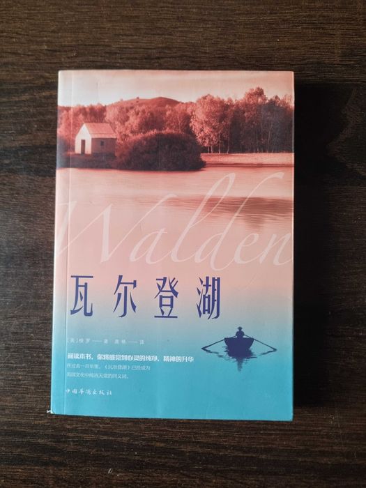 Walden książka w języku chińskim