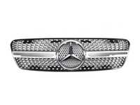 Решетка радиатора на Mercedes ML-Class W163 1997-2005  Diamond Silver