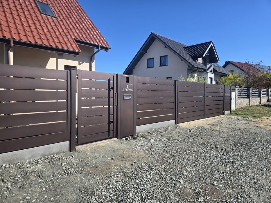 Ogrodzenie Nowoczesne - Palisadowe - Panelowe