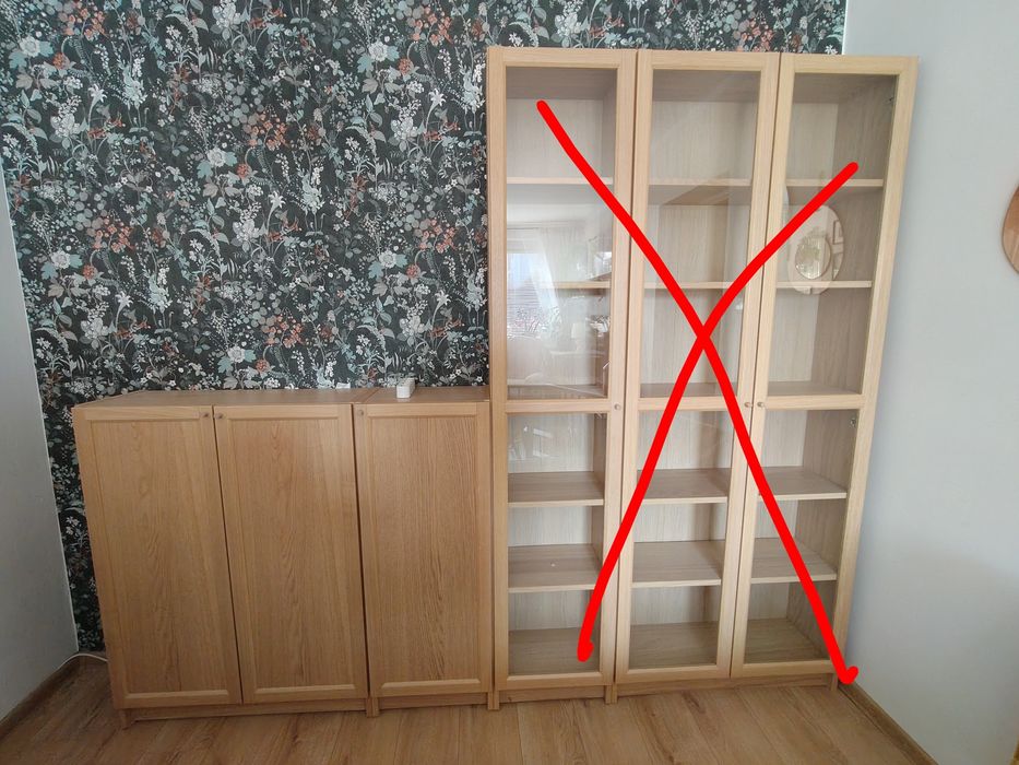 Regał Billy Ikea dąb Stara wersja z 2022 r.