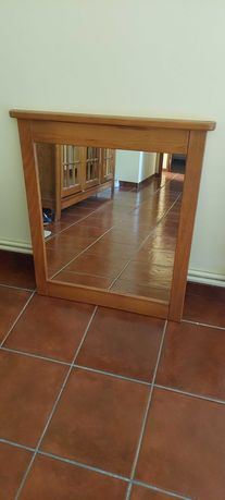 Espelho madeira cerejeira