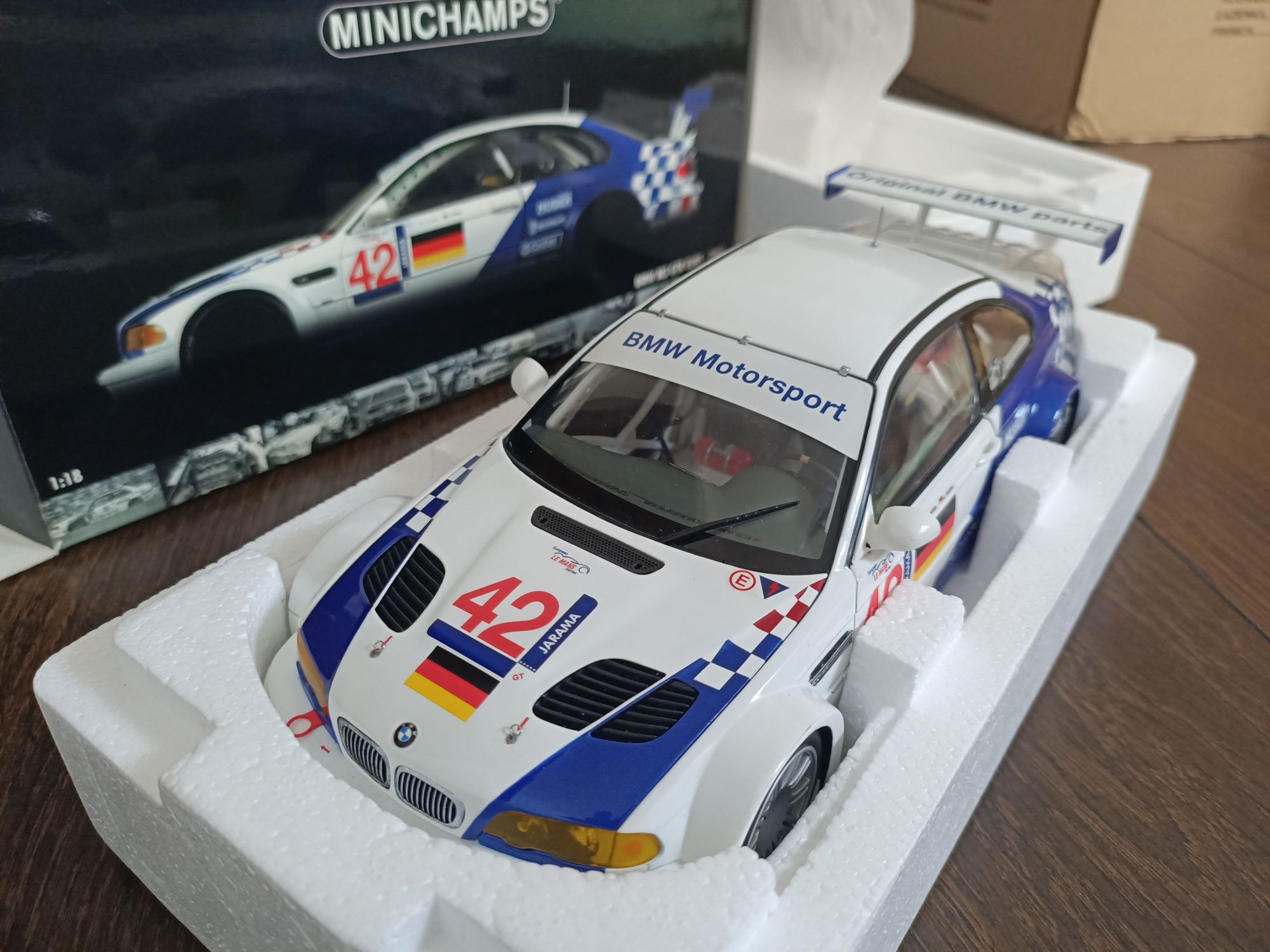 Model 1/18 Minichamps BMW M3 GTR ELMS, 1:18