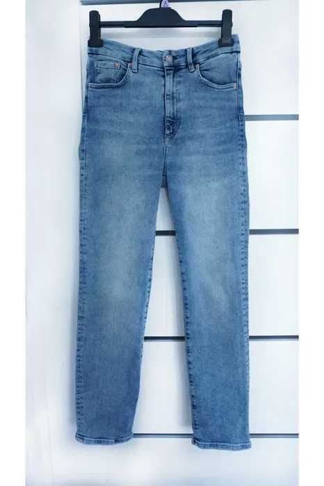 Elastyczne wygodne jeansy H&M dżinsy z wysokim stanem