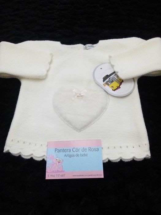 Conjunto pérola em malhinha