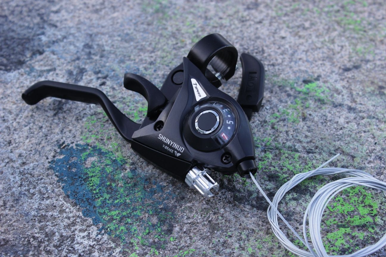 Переключатели велосипедные манетки моноблоки Shimano перемикачі вело