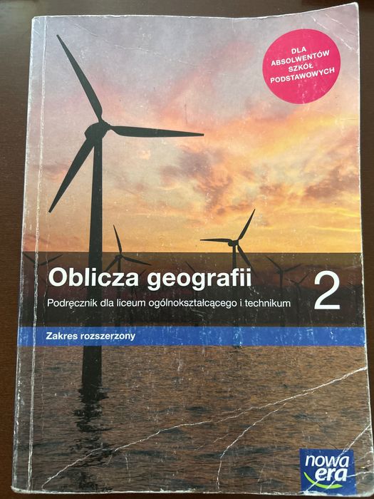 Oblicza Geografii rozszerzenie 2. Podręcznik i ćwiczenia Nowa Era.