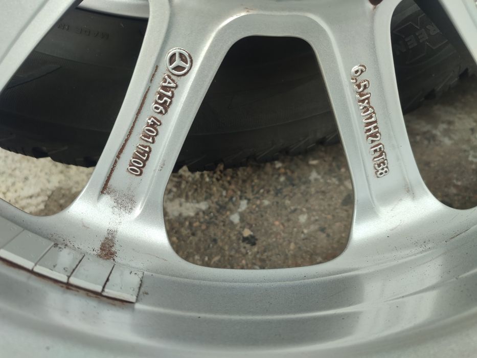 Оригінальні дискі в зборі MERCEDES.R17,5/112et38.