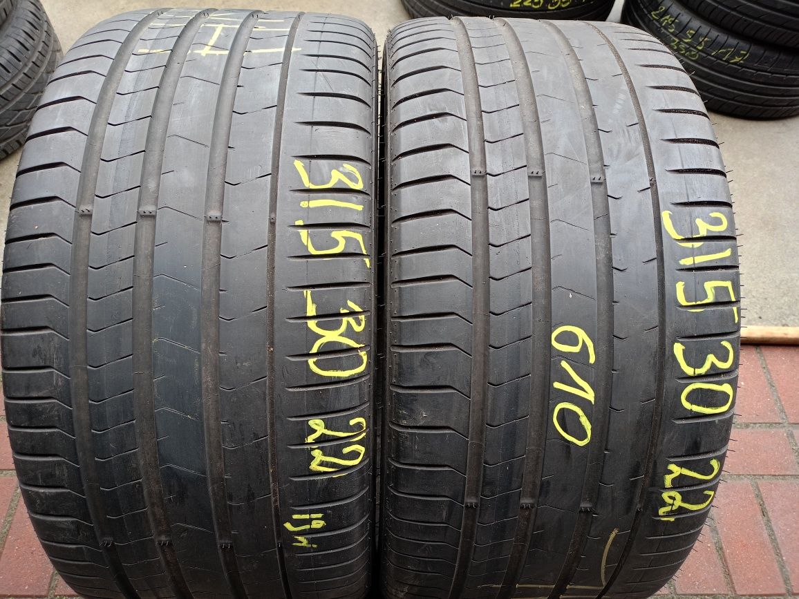 Opony letnie 315/30r22 Pirelli 2szt  dot 19 610zl