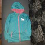 Sprzedam kurtkę Softshell z odblaskowymi motylkami rozmiar 122/128 cm