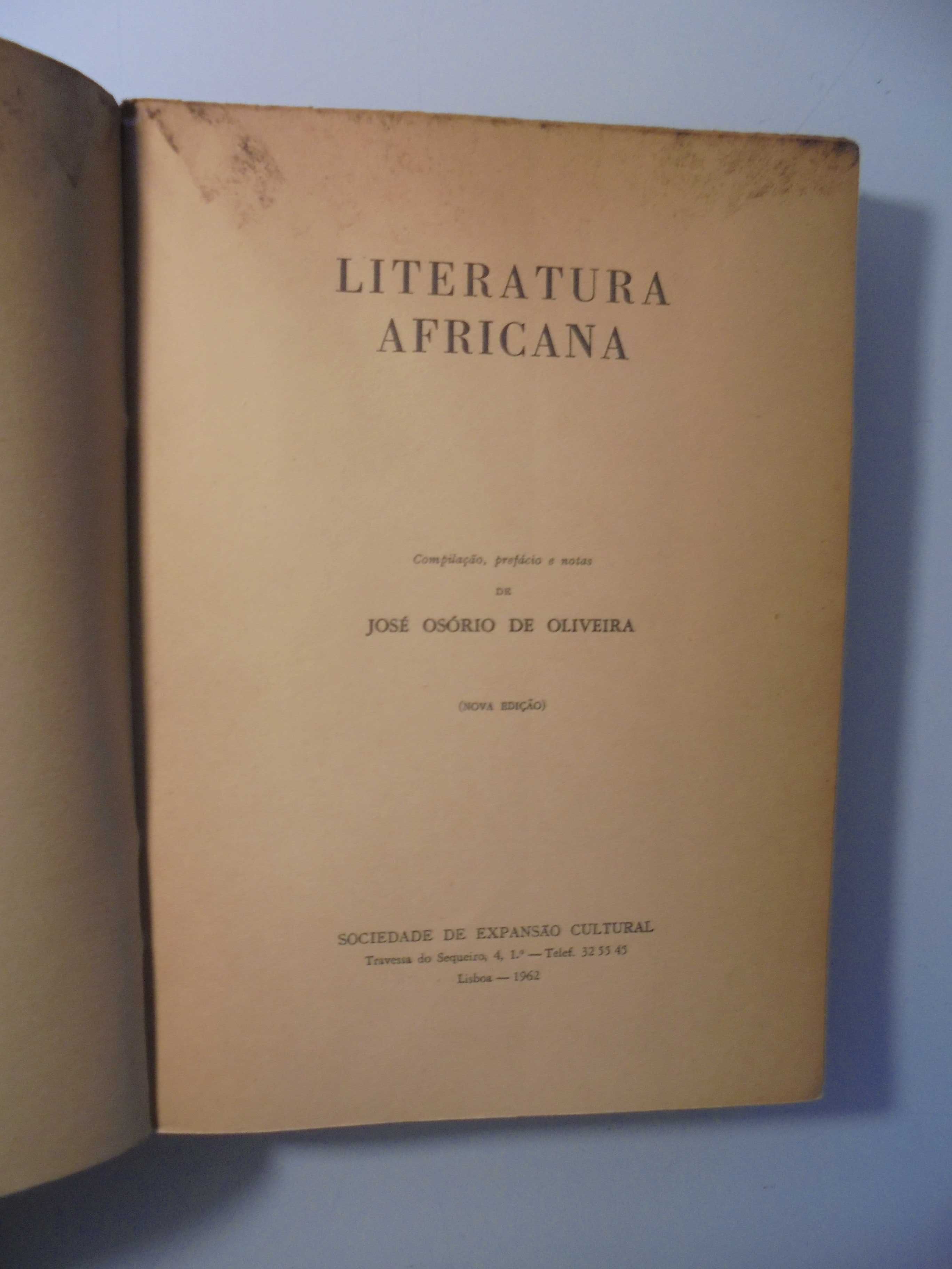 Oliveira (José Osório de);Literatura Africana;