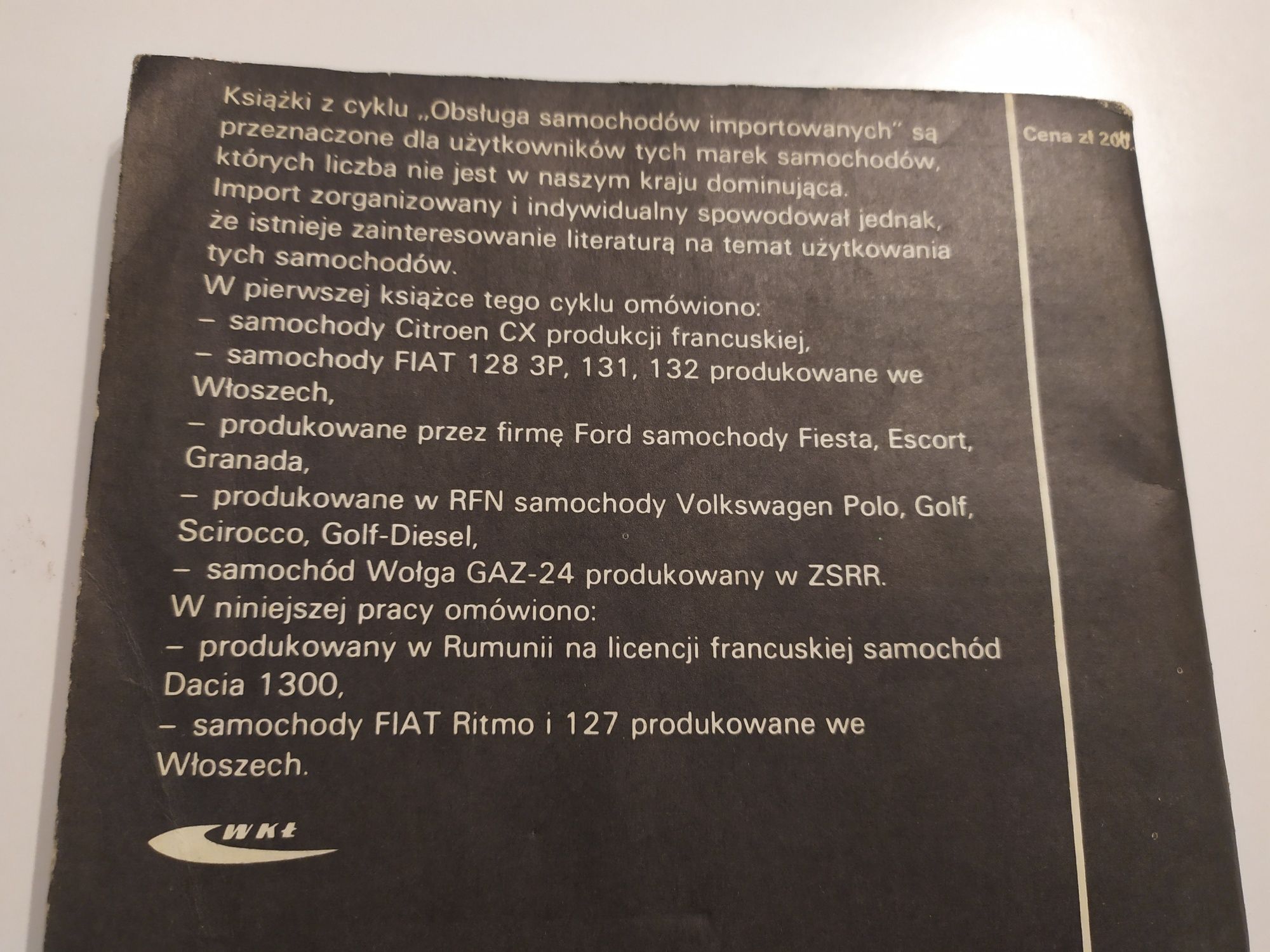 Obsługa Samochodów Importowanych Dacia, Fiat Ritmo, Fiat 127 - Chorzów