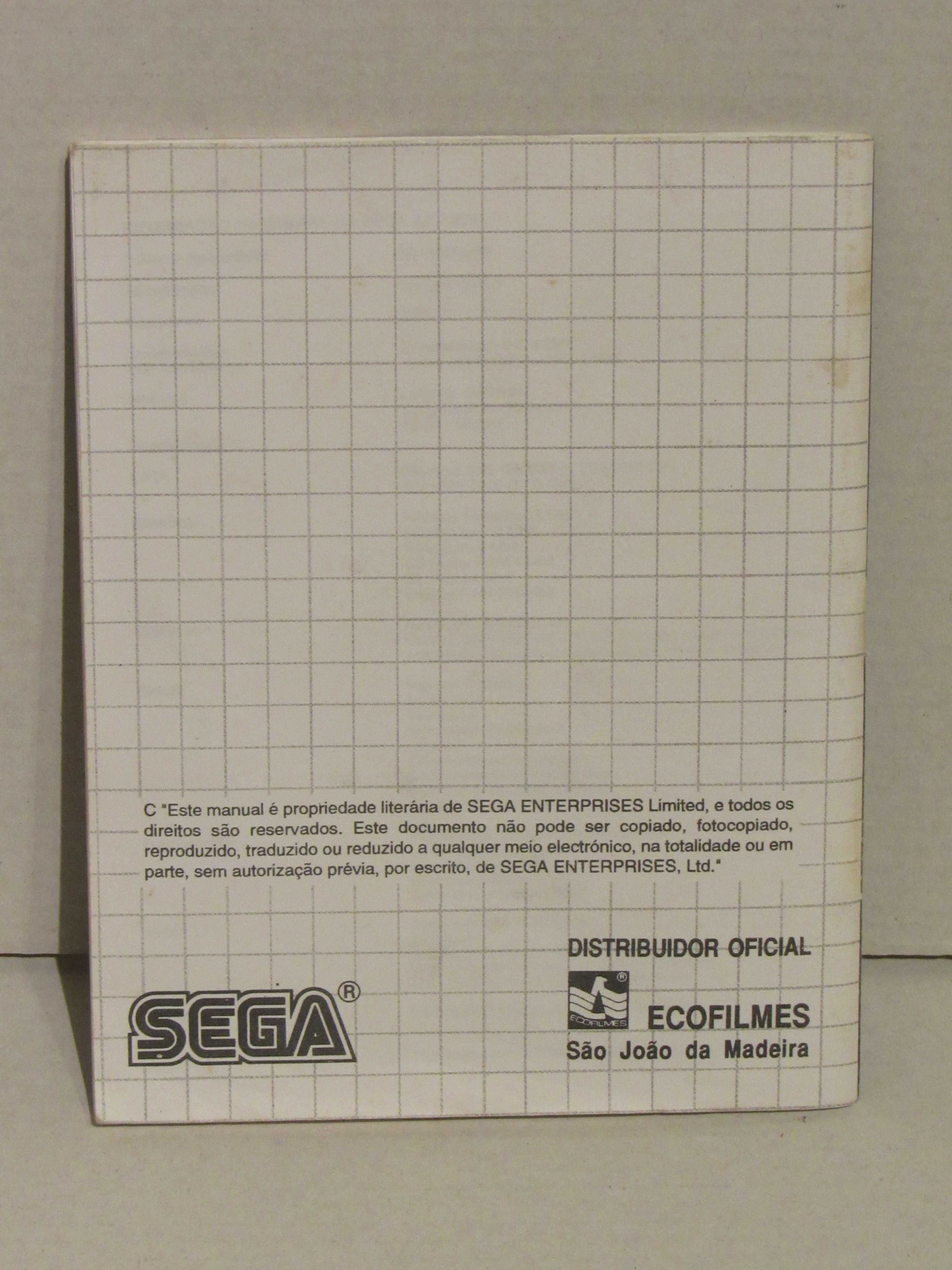 Sega Saturn manual de instruções PT da consola