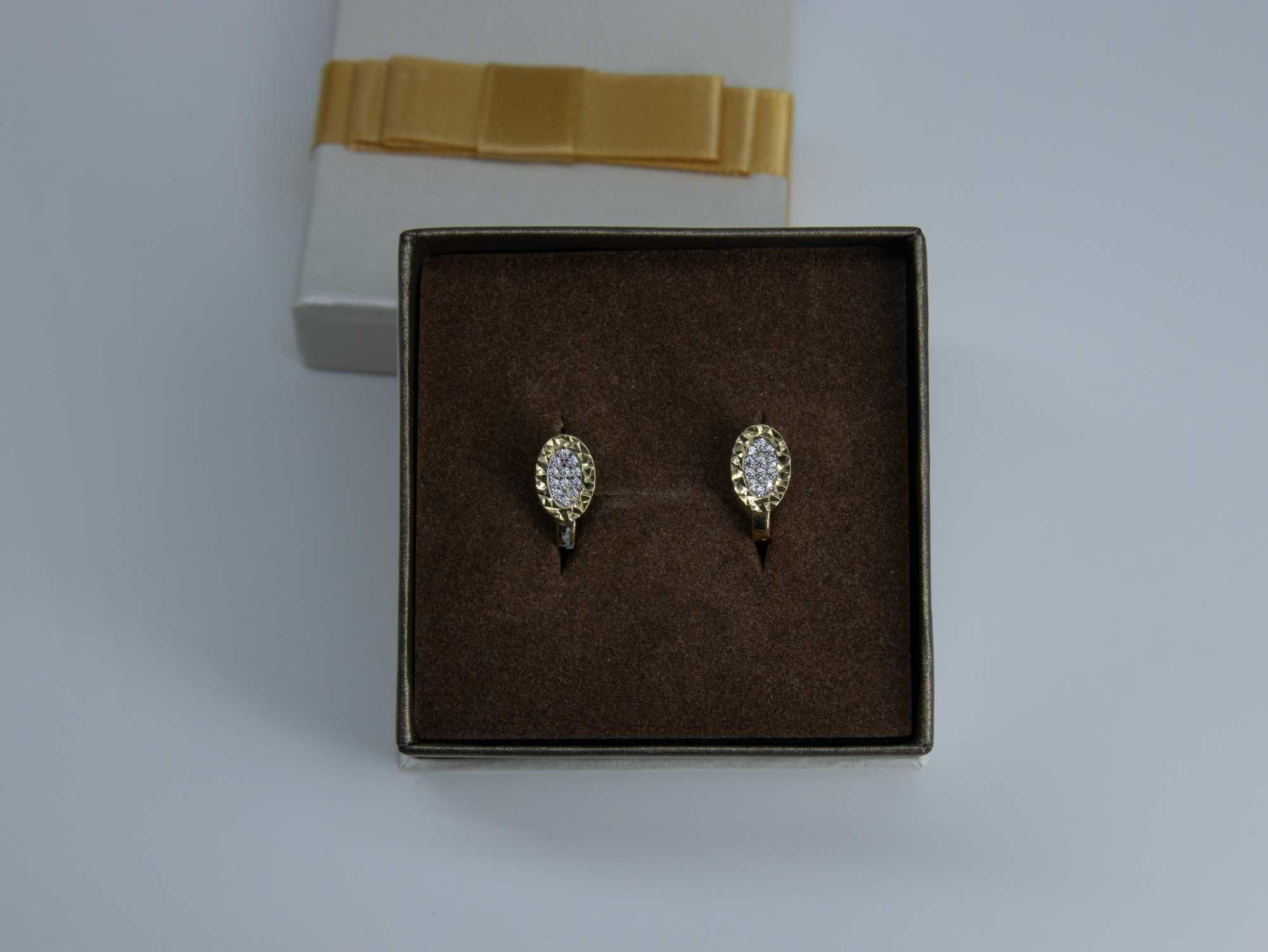 Złote kolczyki 585 14K 1,83 gram Nowe Okazja WYSYŁKA GRATIS