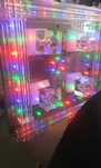 Lampa plafon lustro LED glamour zmienia kolor