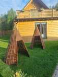 Wiklina Tipi wiklinowe kosze naturalne wyroby domek dla dzieci