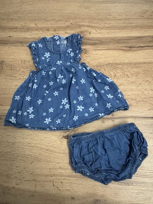 bawełniany komplet w stylu boho dwuczęściowy dla dziewiczych roz 68