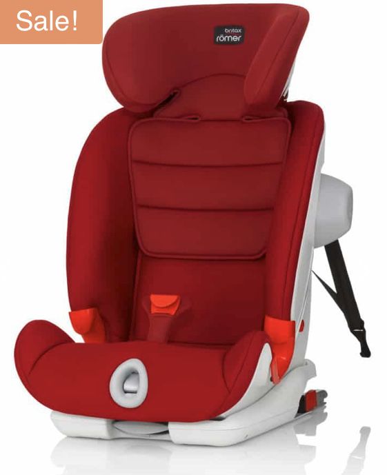 Cadeira auto BRITAX ROMER ADVANSAFIX II SICT vermelha grupo 2 e 3