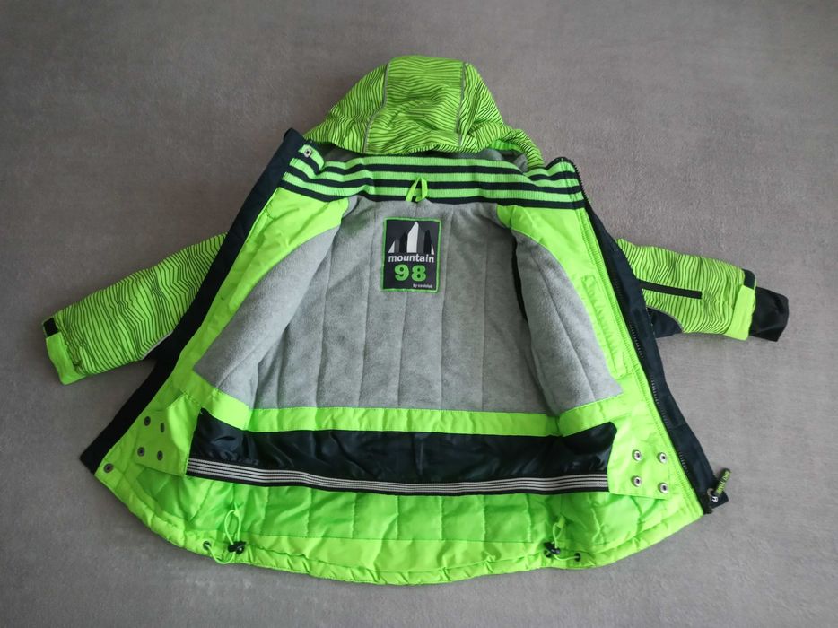 Kurtka zimowa, narciarska dla chłopca - rozmiar 98 (Smyk)