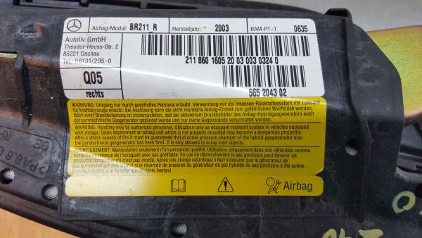 Airbag banco direito MERCEDES-BENZ Classe E (W211)