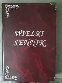 Wielki Sennik,extra oprawa,metal na rogach,zakładka w postaci wstążki;