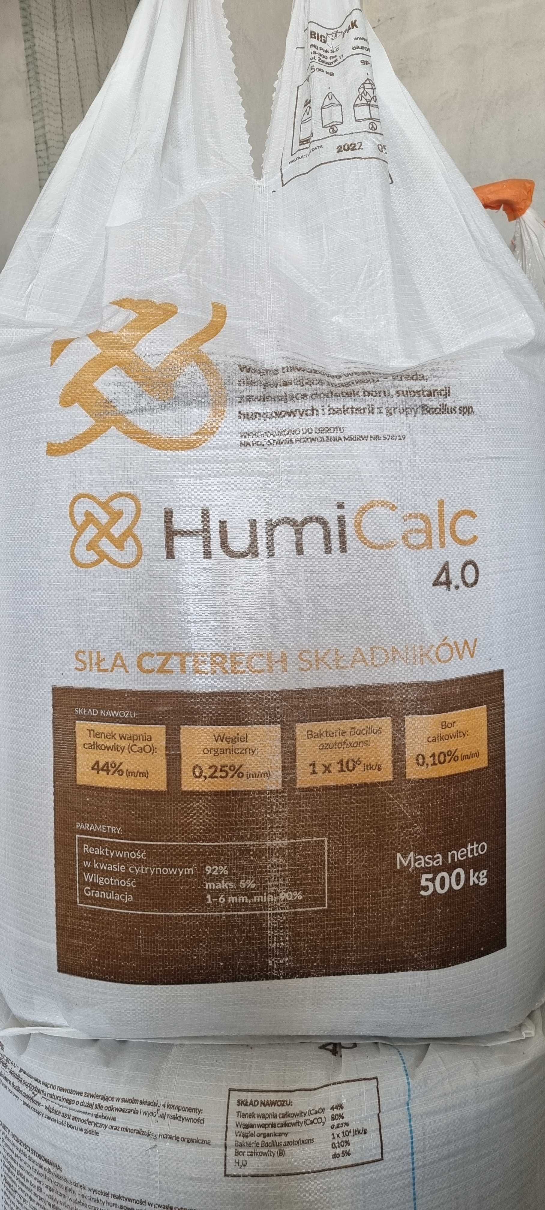 HumiCalc aktywator glebowy wapno bakterie bor węgiel organicz promocja