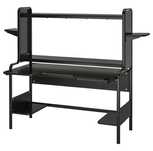Ikea Fredde biurko czarne gamingowe