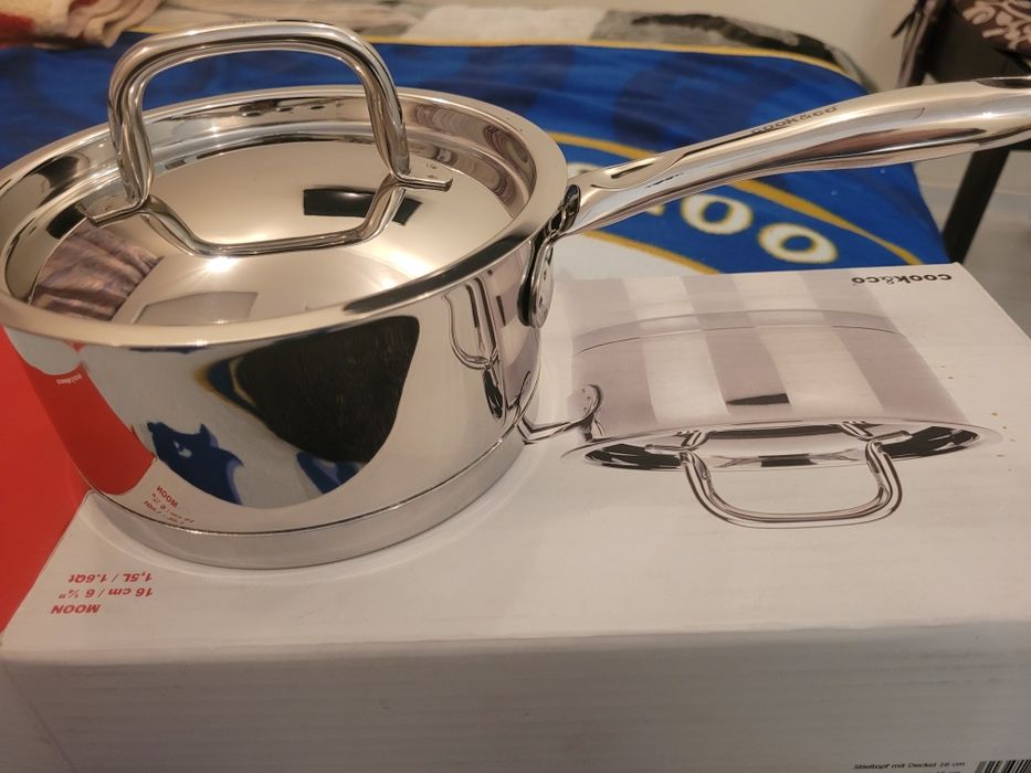 Сотейник,ковш,кастрюля с ручкой 16 см,Bergoff, 1,5 л.