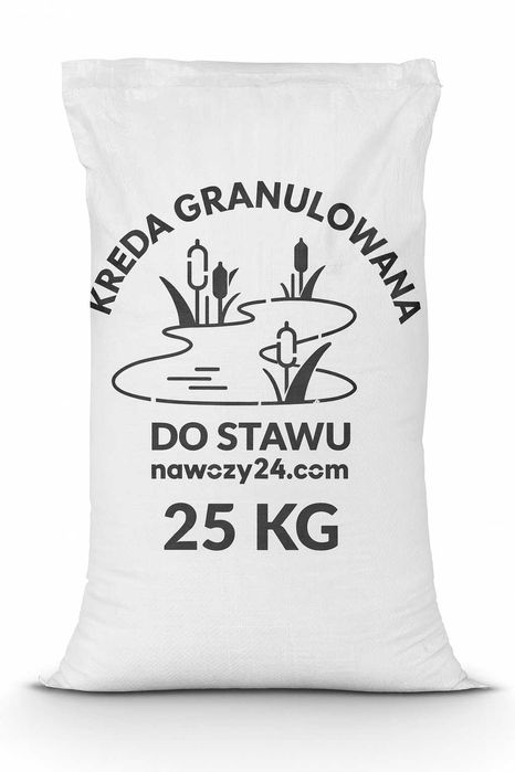 Kreda stawowa, kreda do stawu czyści wodę, anty glon do stawu 25kg