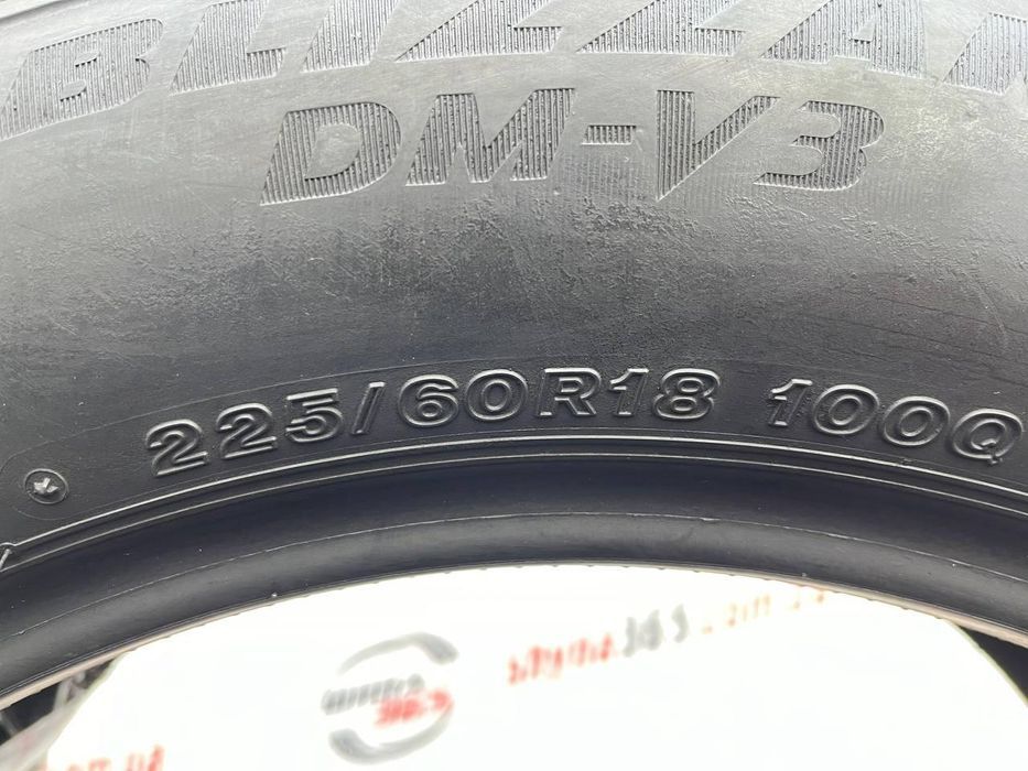 225/60 r18 bridgestone blizzak dm-v3 8mm шини бу зима