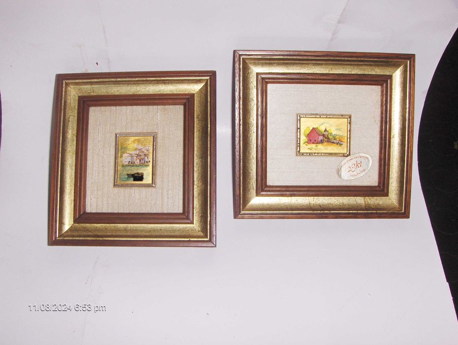 Quadros Molduras Madeira Filé Ouro