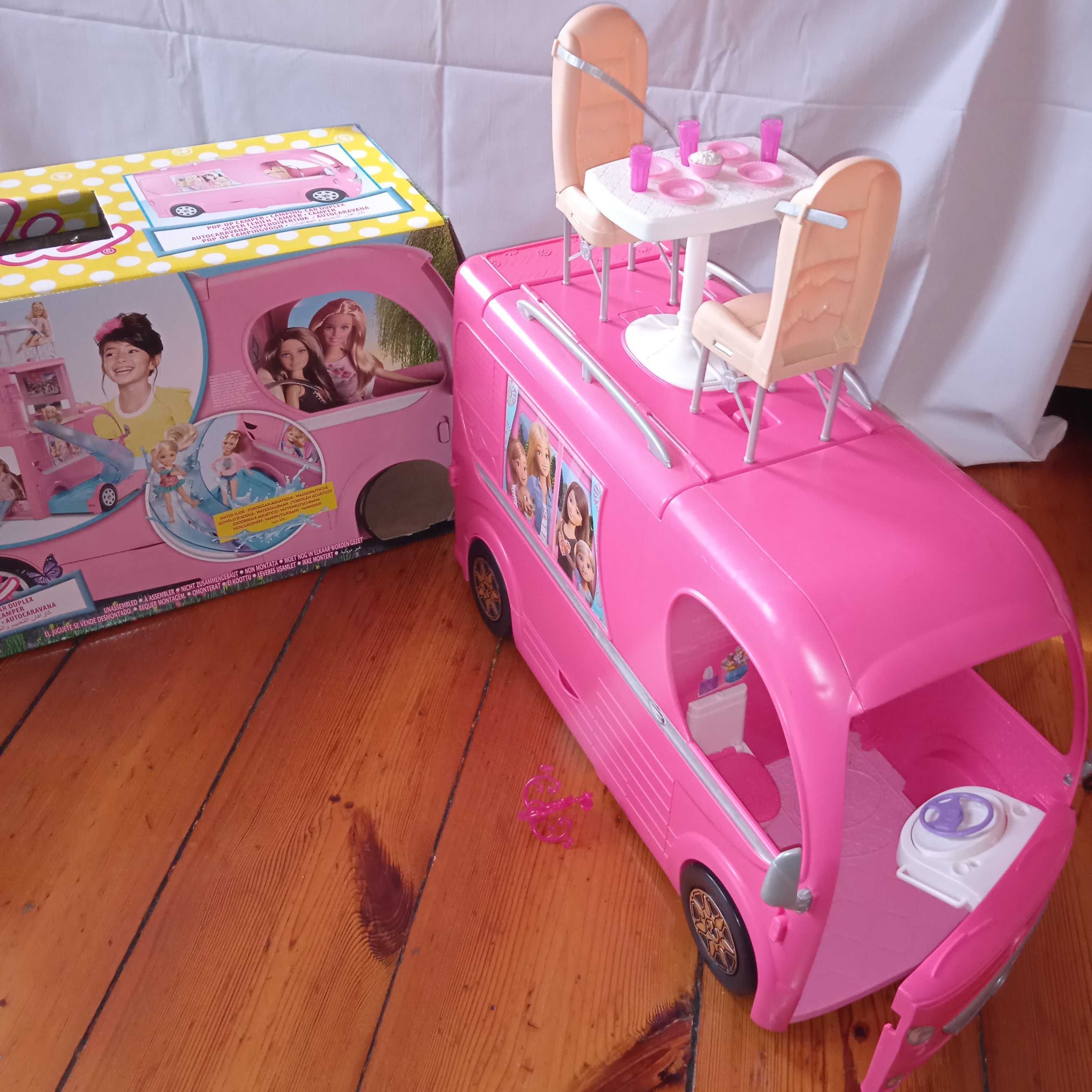 Barbie POP-UP Camper -Samochód dla lalek Barbie
