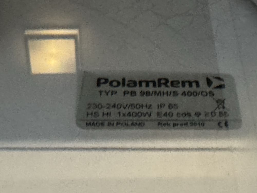 Polam-Rem Oprawa Pb-98/Mh/S400/Os