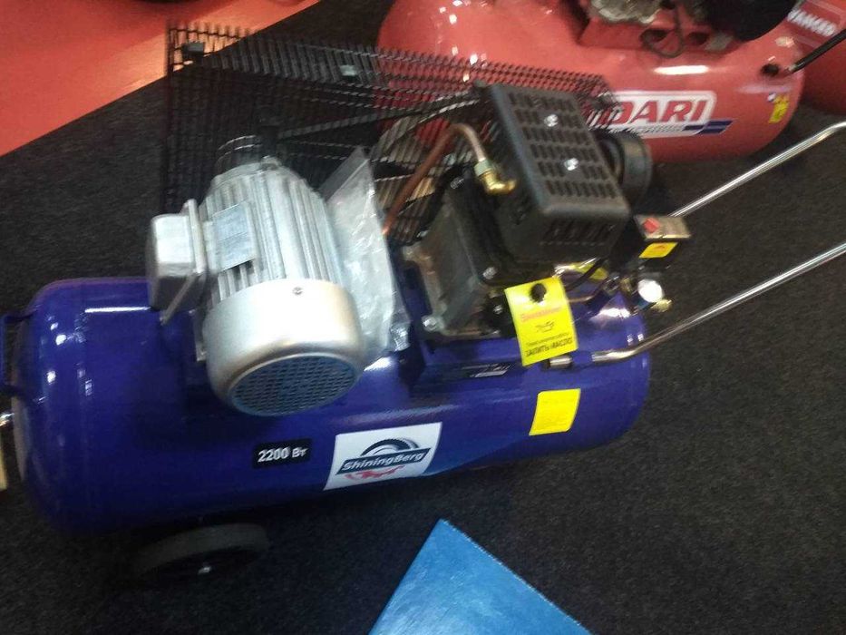 Компрессор поршневой (воздушный) 100 л, 353 л/мин, 220/380 В