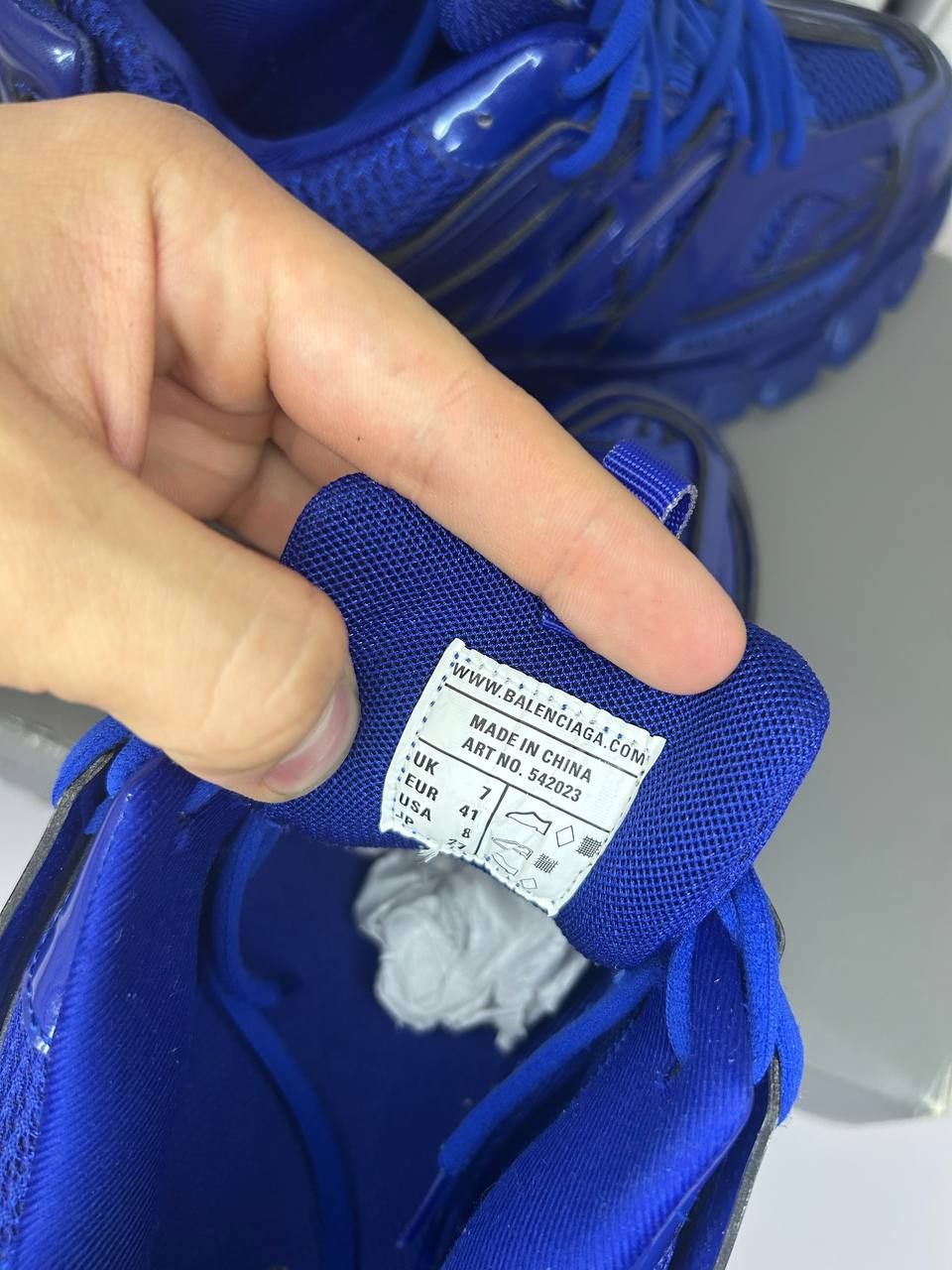 Balenciaga track 1 blue оригінал!