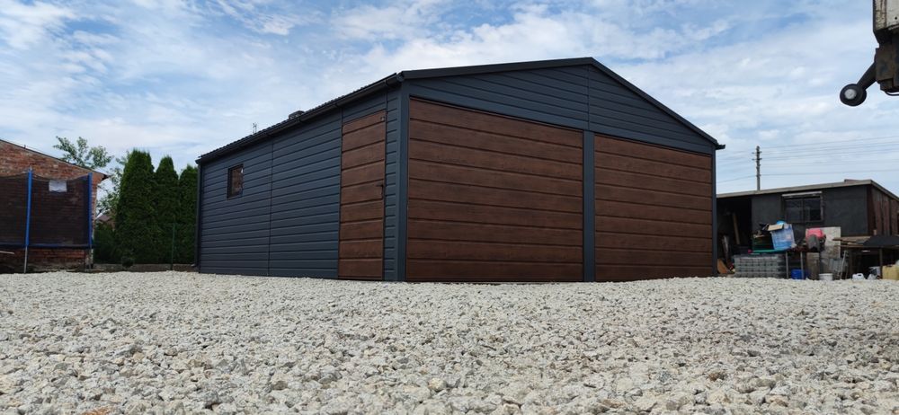 Garaż  blaszany 6x6  6x5,8