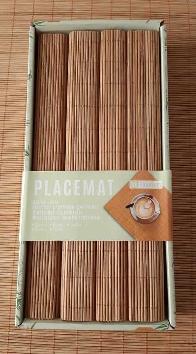 Podkładki pod talerze bambusowe 30x45 4szt.