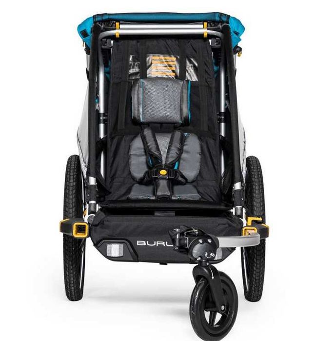 Nowa Przyczepka dziecięca Burley D’lite X Single Aqua, gwarancja, FV