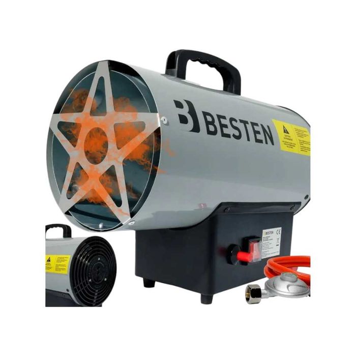 Теплова гармата пушка газовий обігрівач  BESTEN BE25 15 кВт для складу