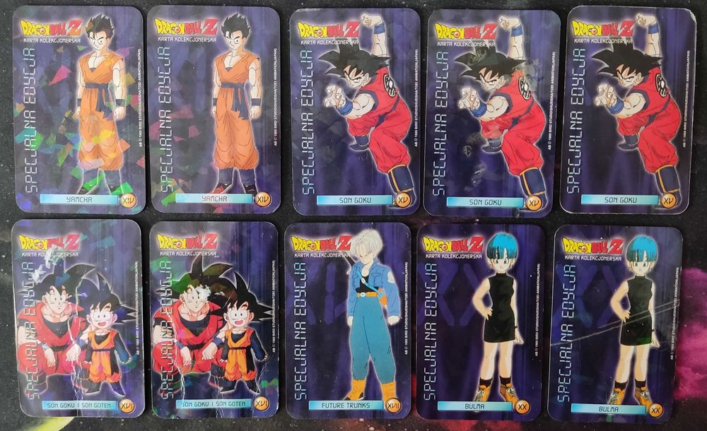 Karty Dragon Ball Chio - specjalne - cena za 1 szt.