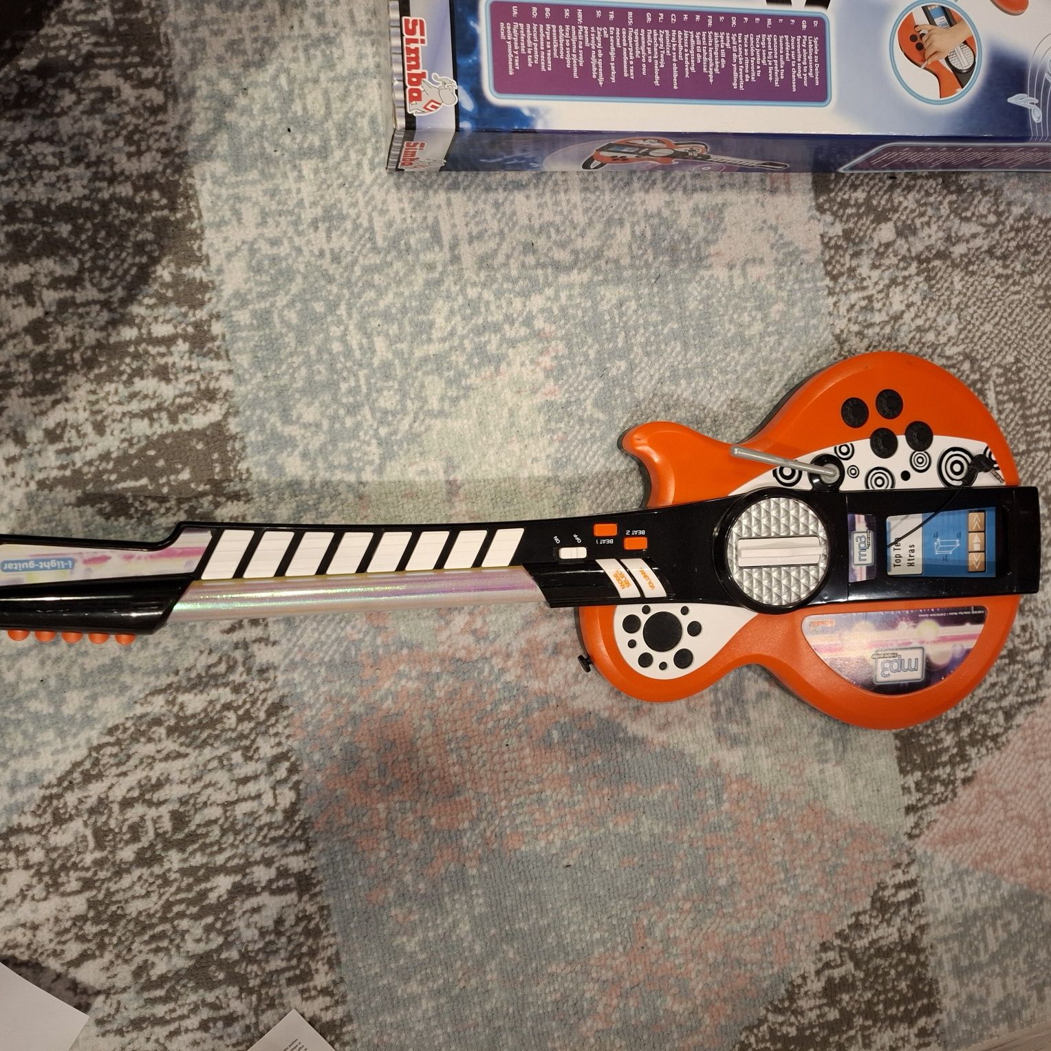 Gitara elektryczna zabawkowa