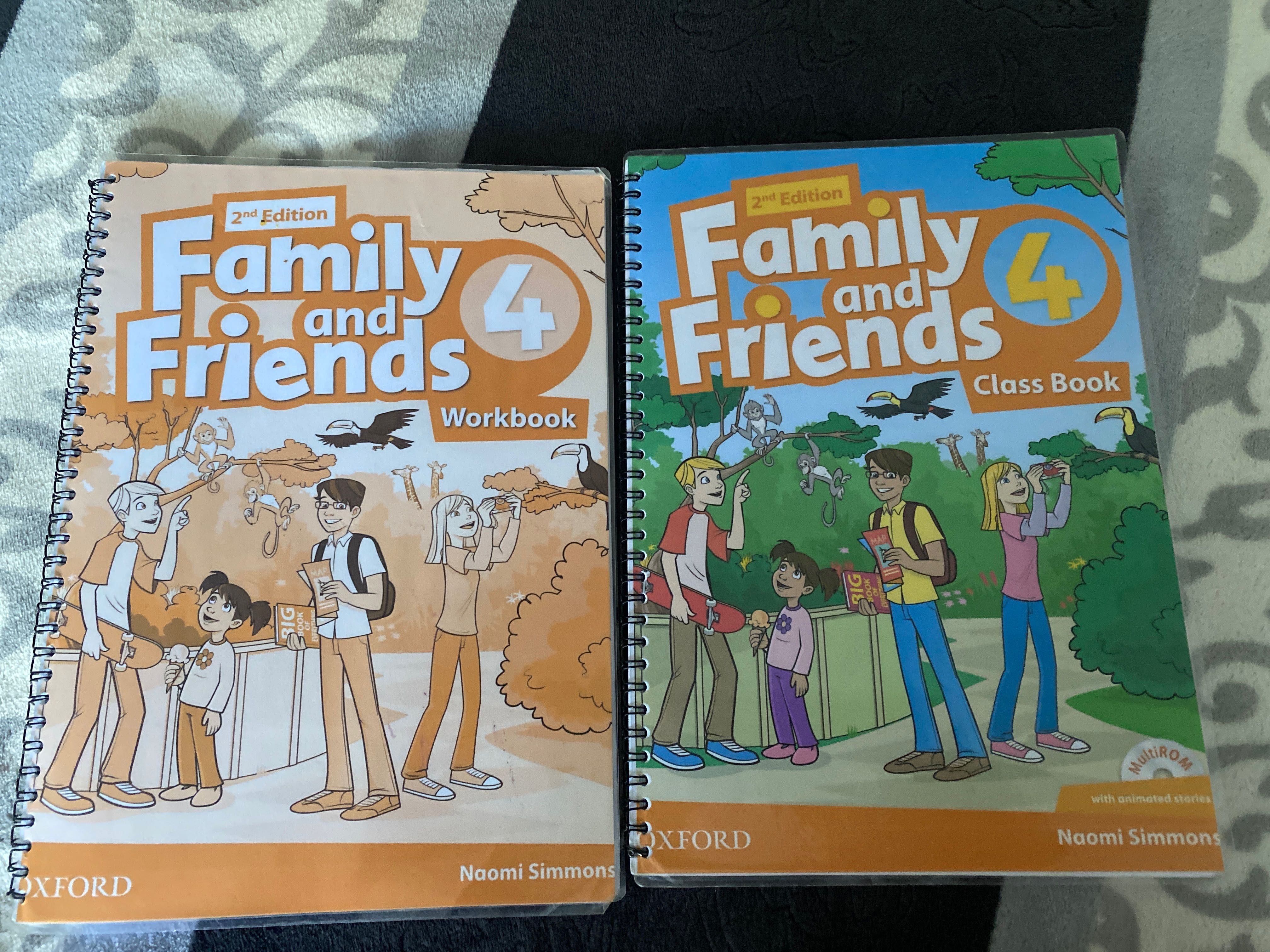 Family and friends 4 Class Book, Workbook