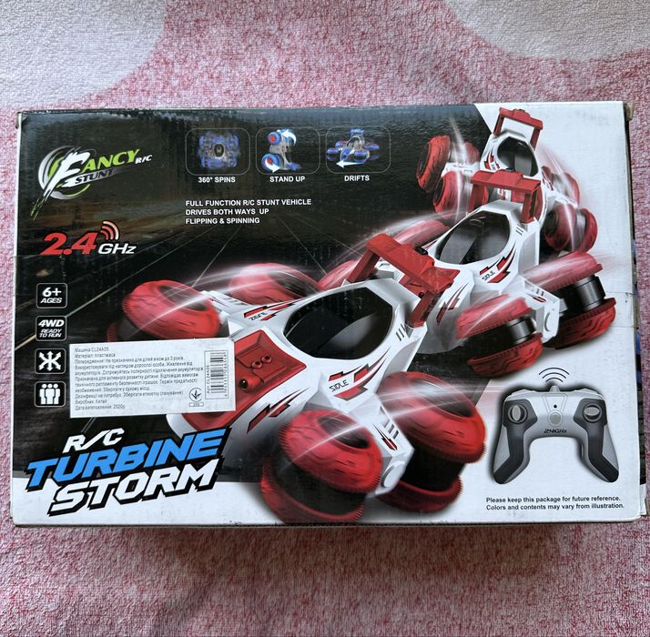 Машинка на радиоуправлении трюковая