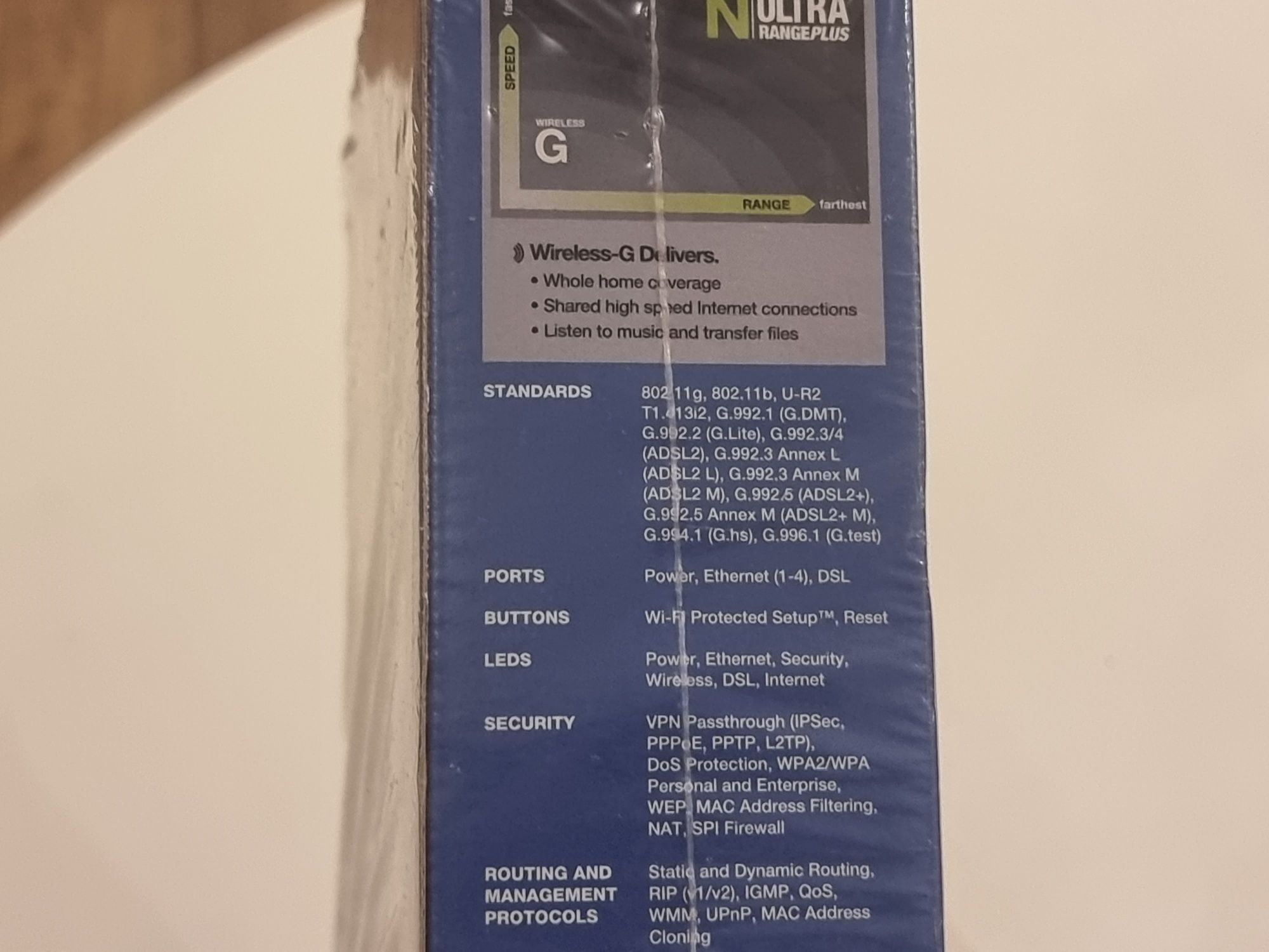 Modem / router LINKSYS ADSL2+ Wireless-G