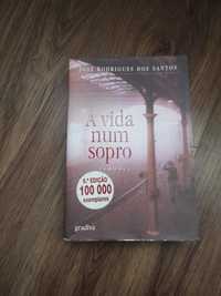 Livro "A vida num sopro" de José Rodrigues dos Santos
