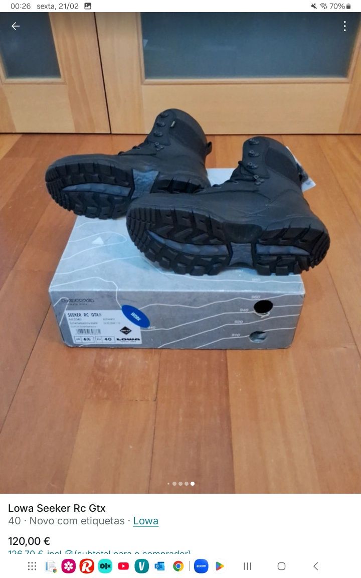 Botas lowa recon